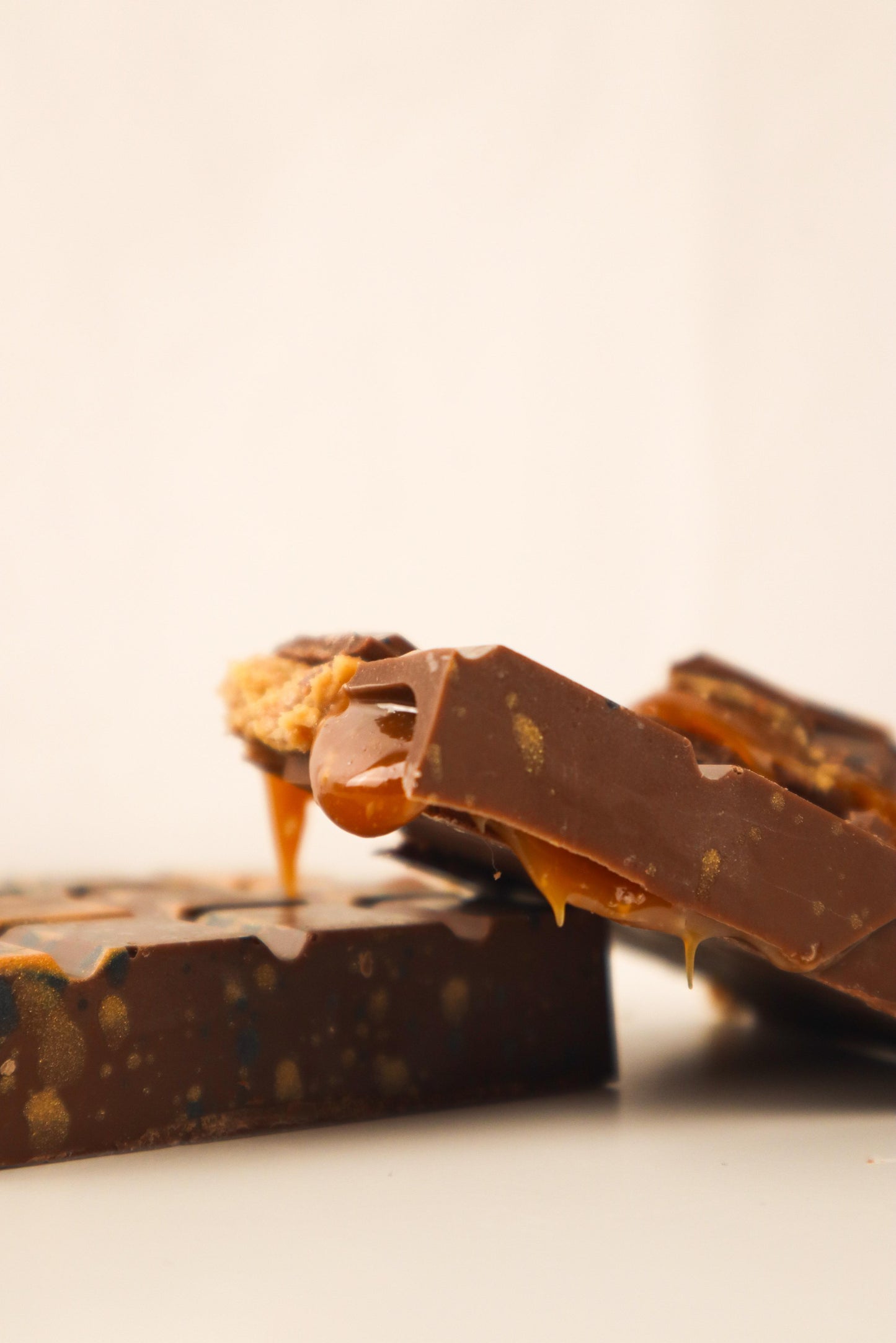 Peanut & Salted Caramel Stuffed Bar