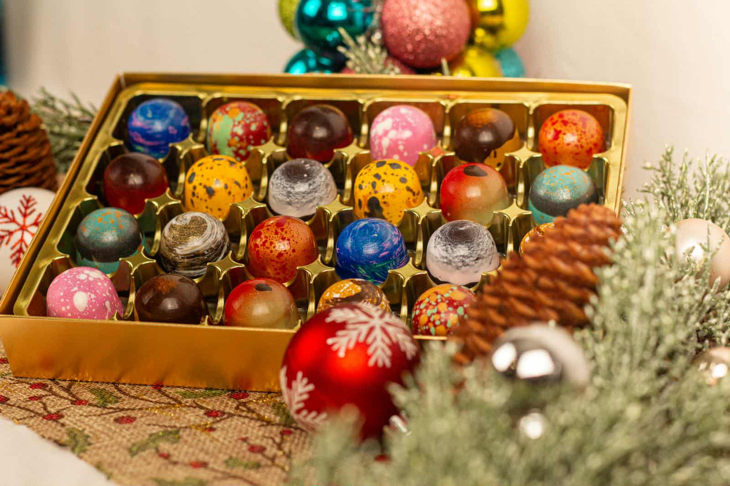 Assorted box of 24 Truffles