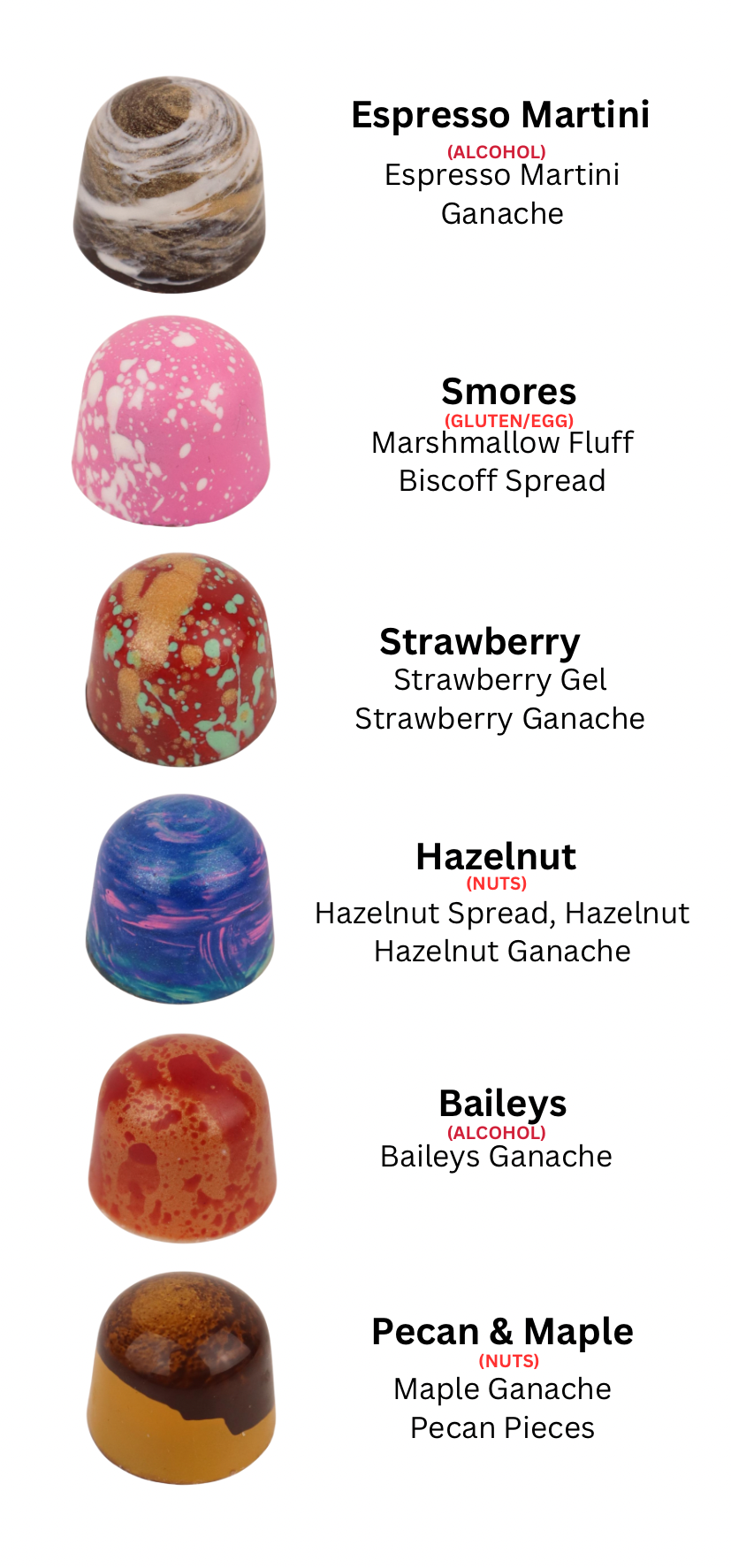 Assorted box of 24 Truffles