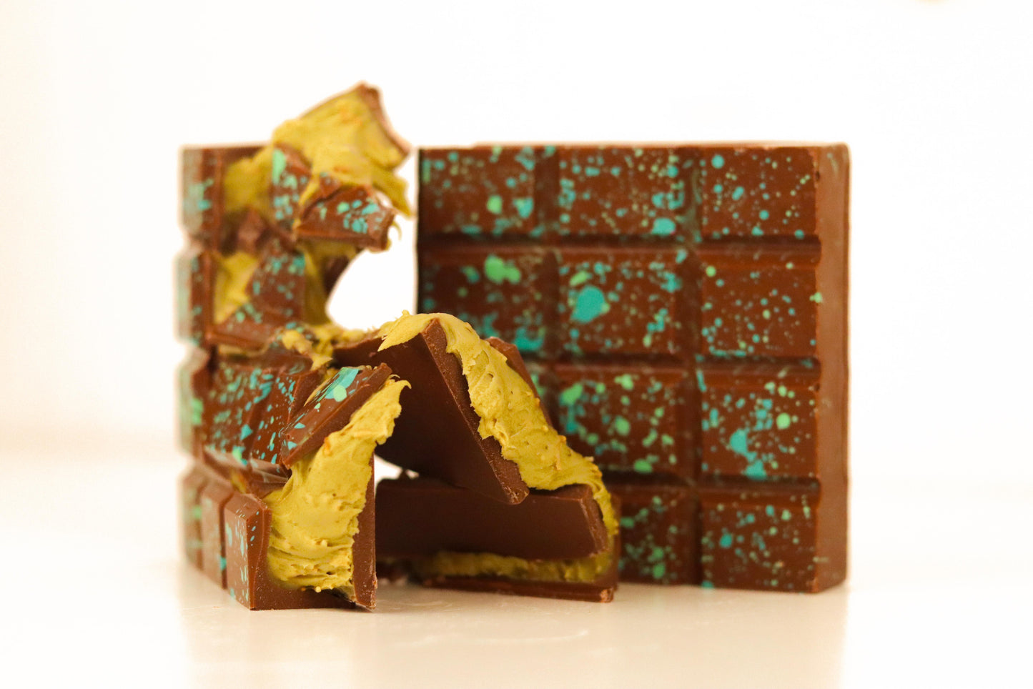 Pistachio Crunch Stuffed Bar