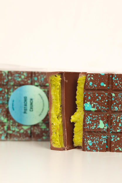 Pistachio Crunch Stuffed Bar
