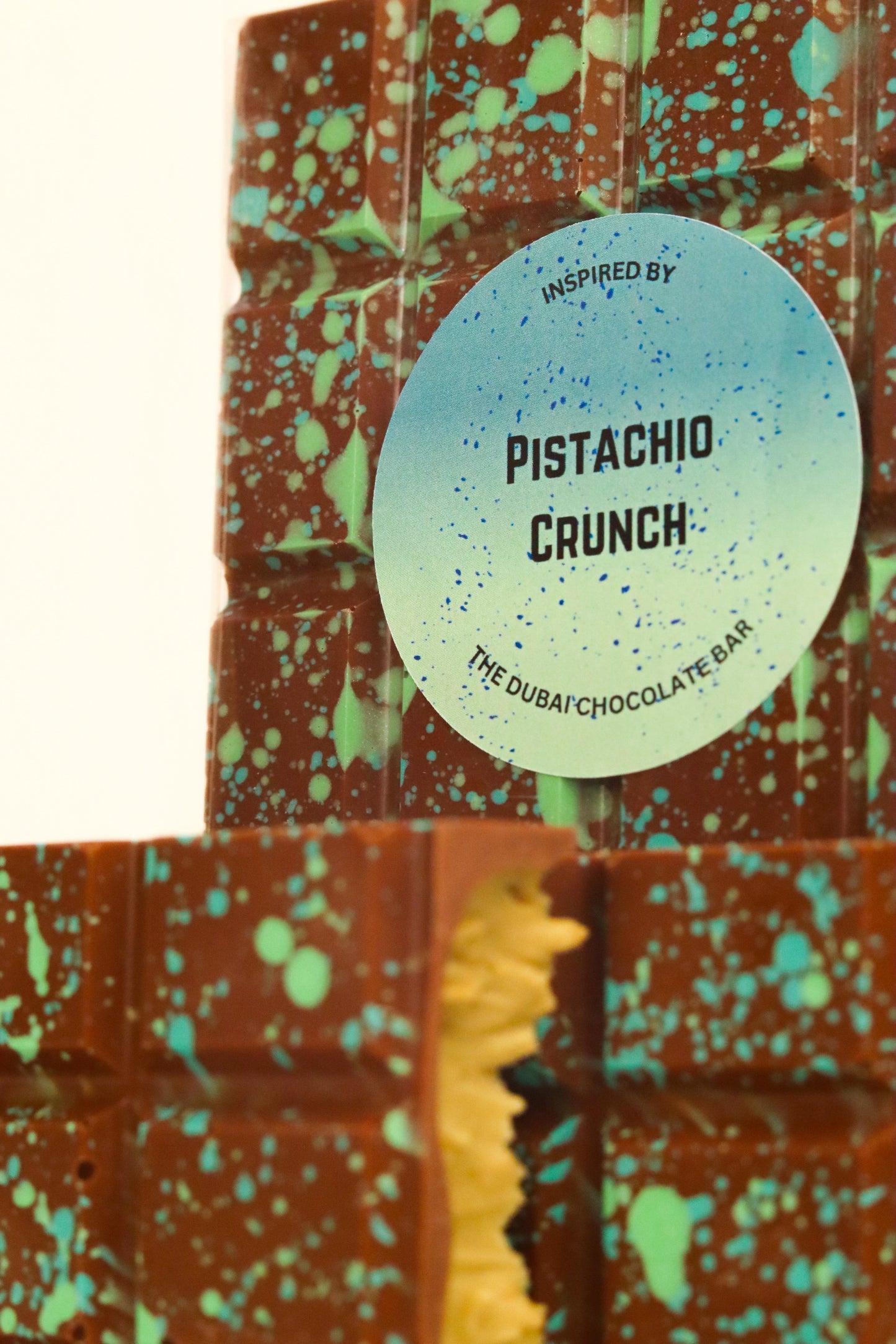 Pistachio Crunch Stuffed Bar