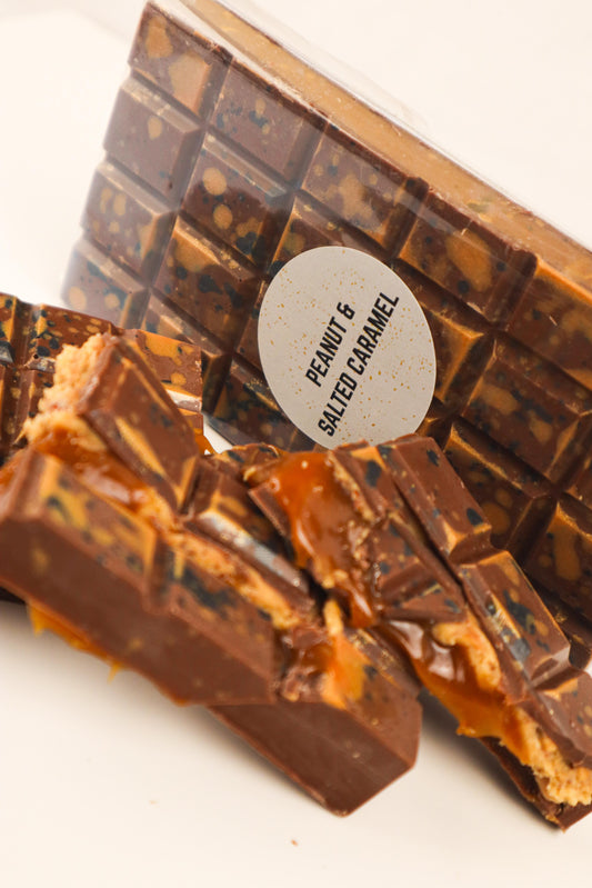 Peanut & Salted Caramel Stuffed Bar